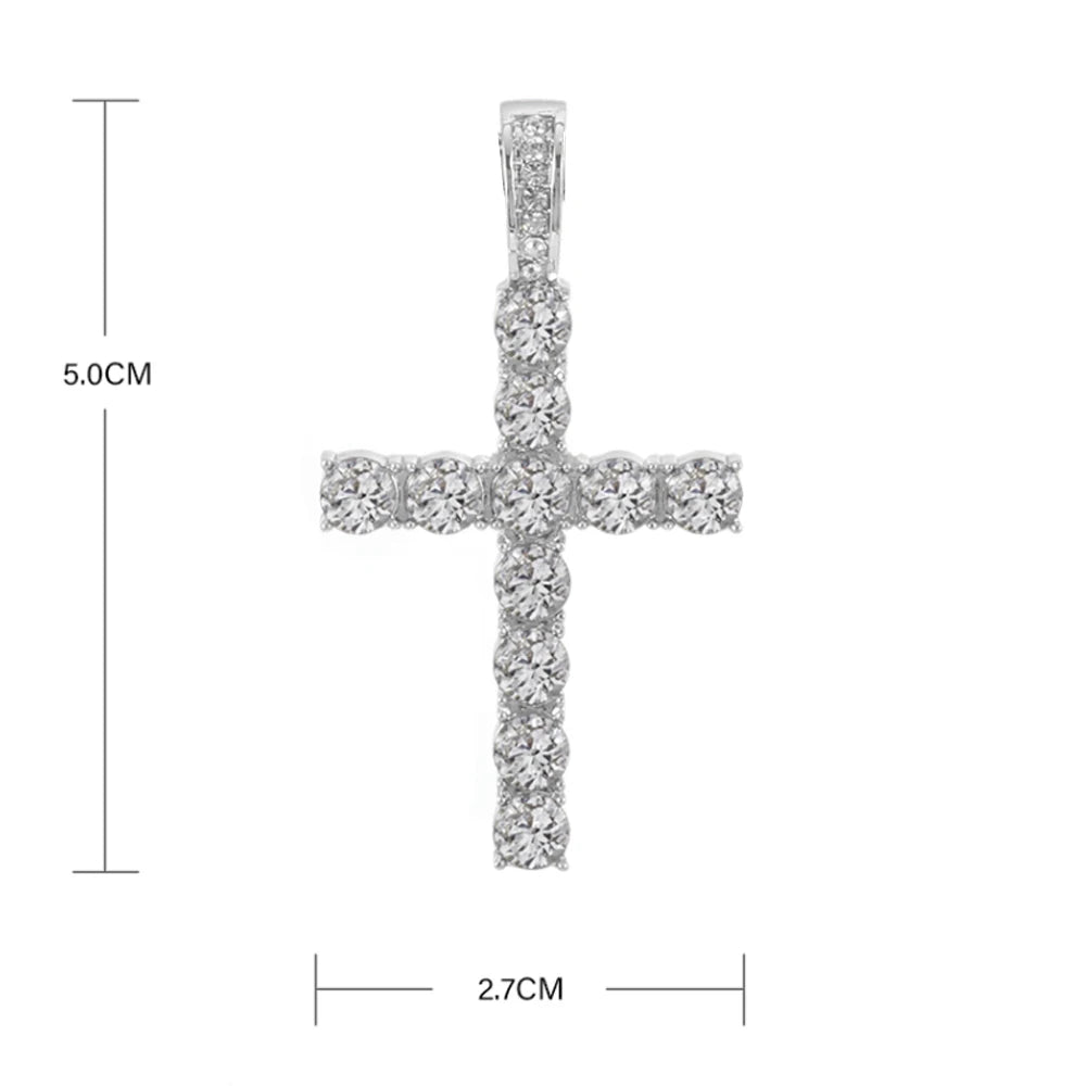 Iced Cross Necklace