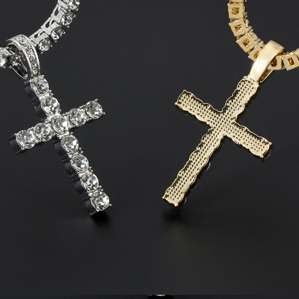 Iced Cross Necklace